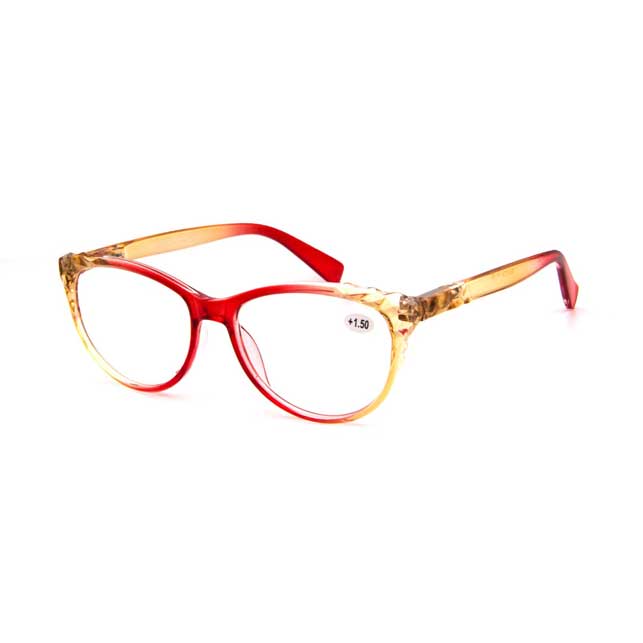 TWO-TONE ROUND READING GLASSES 4124